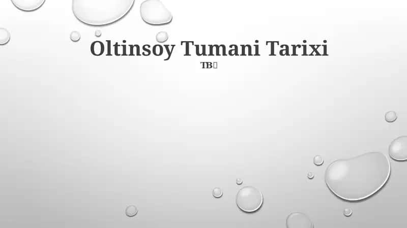 Oltinsoy Tumani Tarixi 1