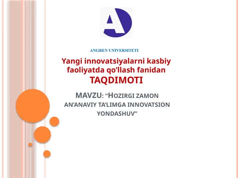 Ta'lim Texnologiyasi 1