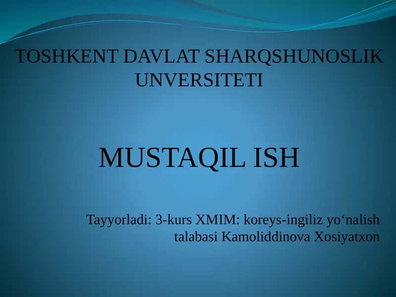 Xodimlar adaptatsiyasi 1