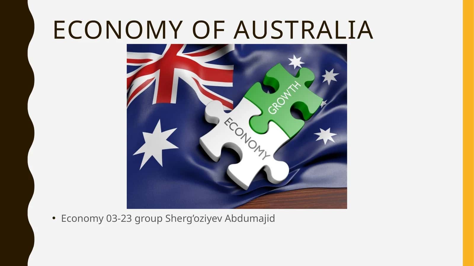 Economy of Australia 1