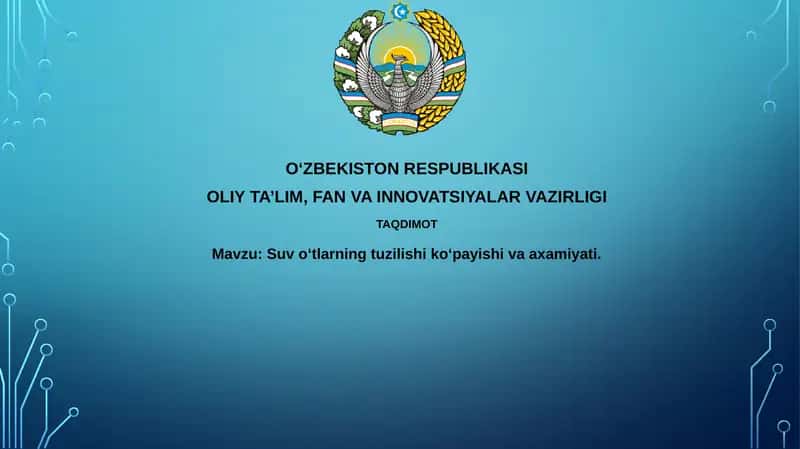 Suvoʻtlarning tuzilishi koʻpayishi vaaxamiyati 1