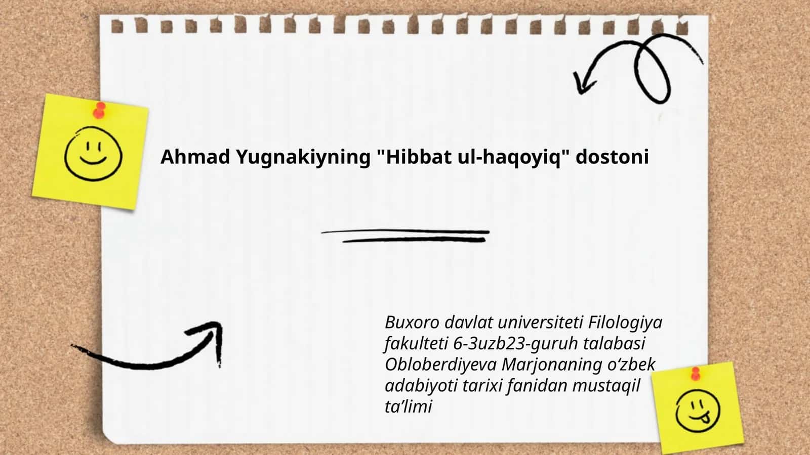 Hibbat ul-haqoyiq dostoni 1