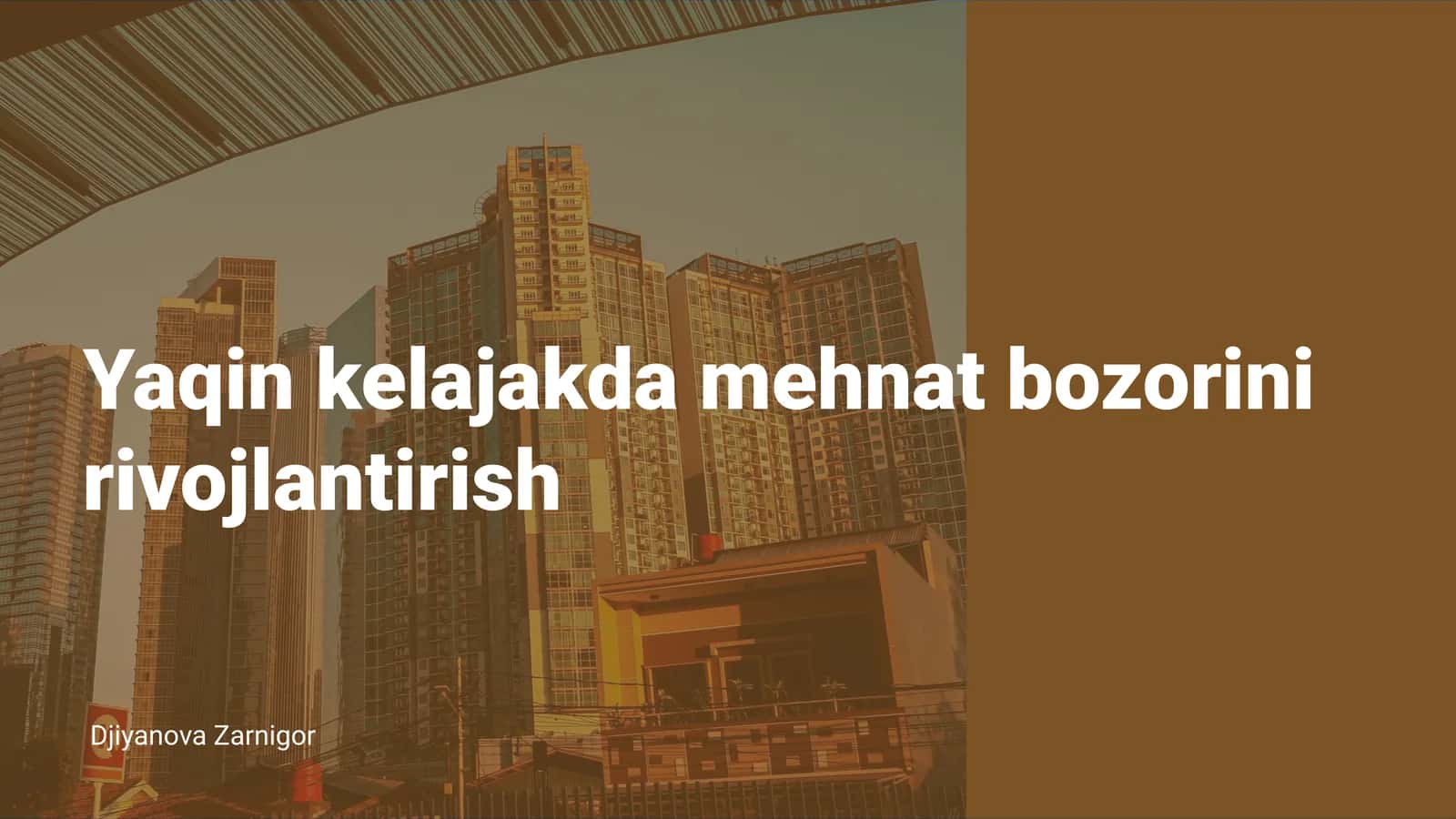 Mehnat bozorini rivojlantirish 1
