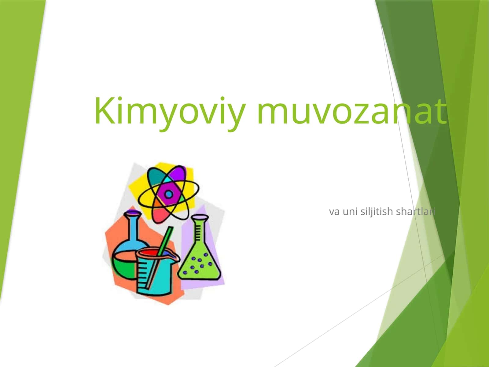 Kimyoviy muvozanat 1