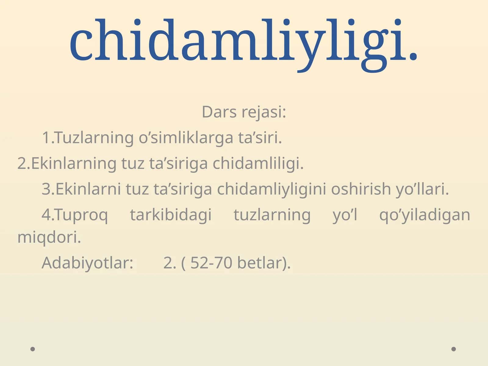 O'simliklarga tuz ta'siri 1