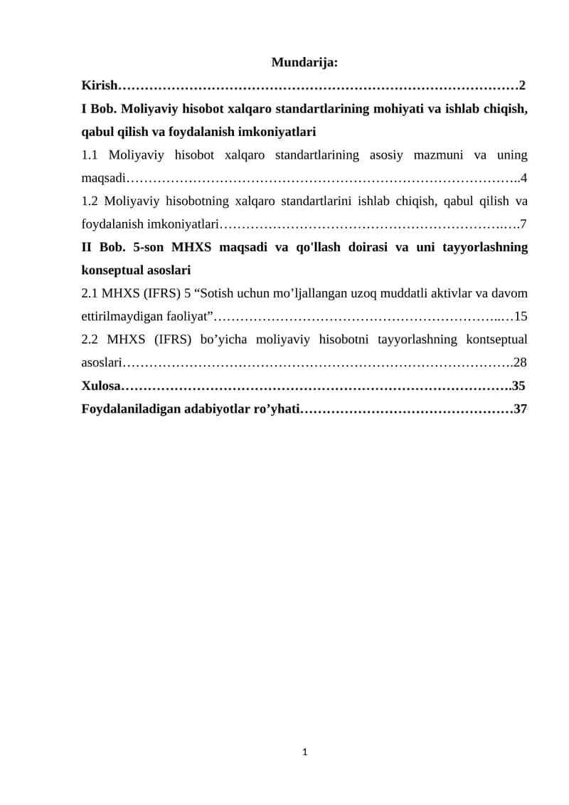 5-son MHXS maqsadi va qo'llash doirasi 1