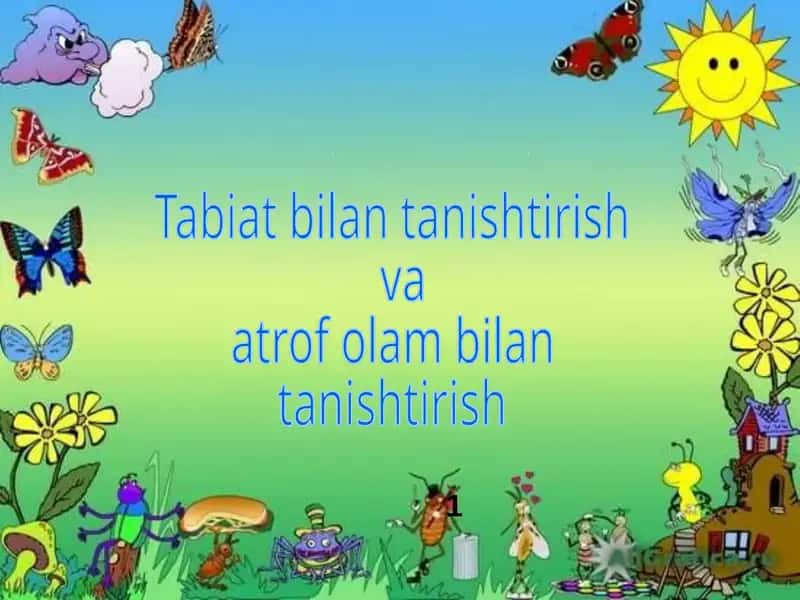 Uy hayvonlar va ularning bolalari 1