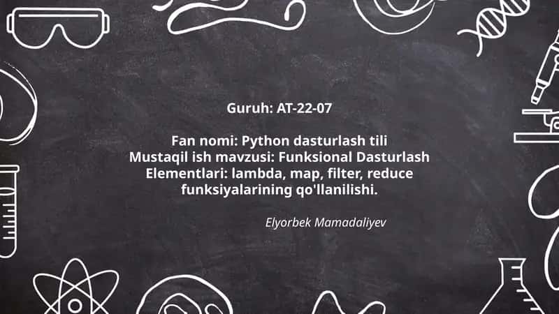 Python dasturlash tili 1