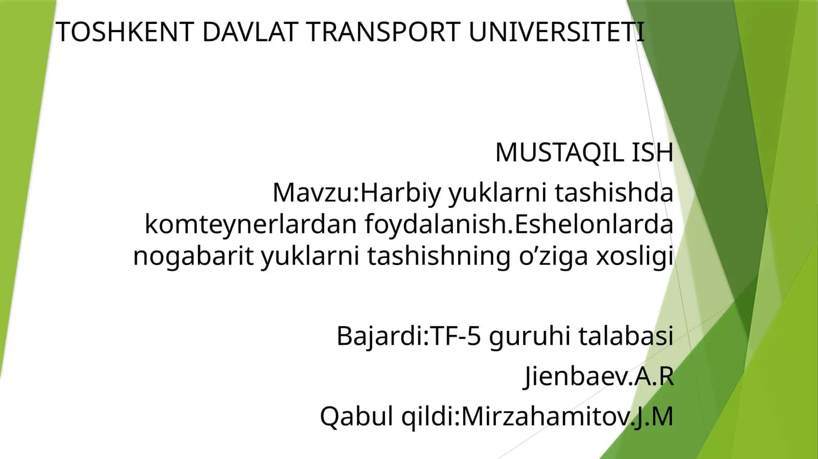 Harbiyyuklarni tashishda konteynerlardan foydalanish 1