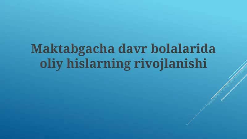 Oliy his-tuyg'ular 1