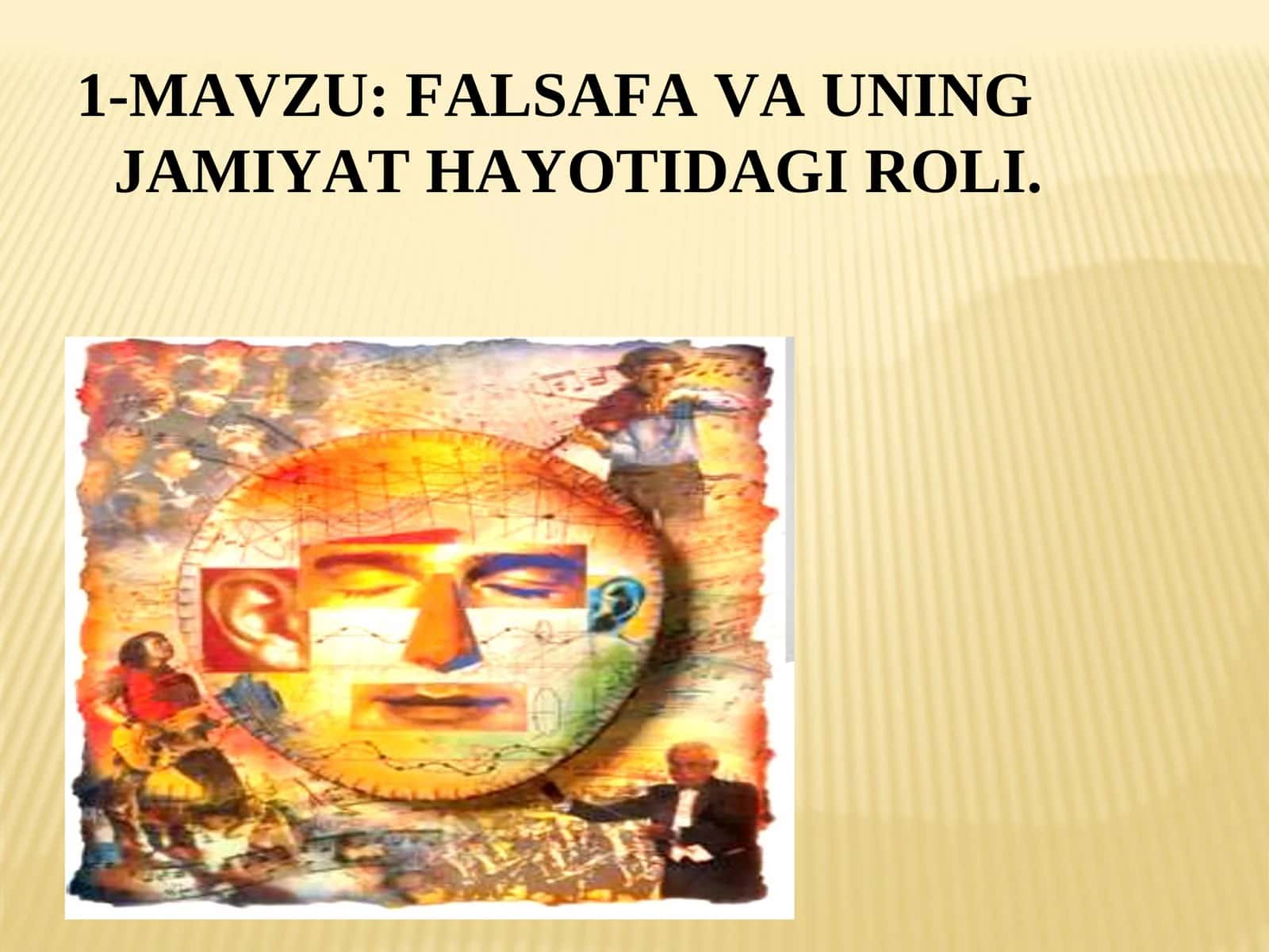 FALSAFA VA UNING JAMIYAT HAYOTIDAGI ROLI 1