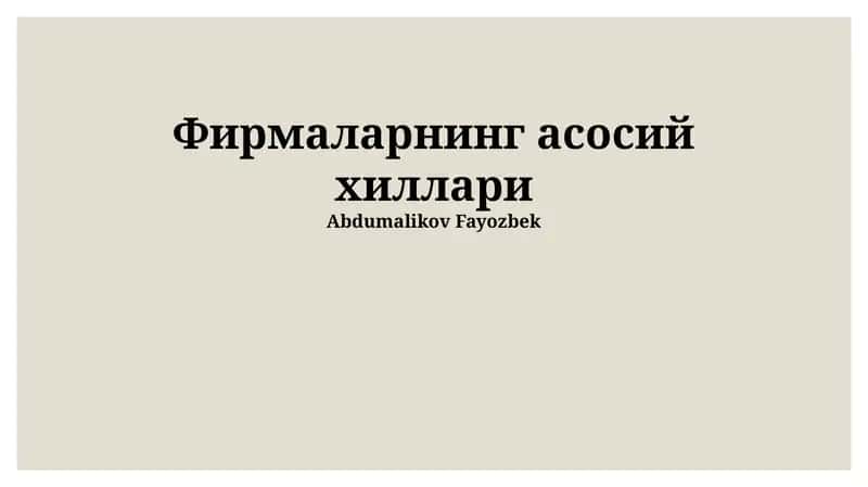 Nodavlat notijorat tashkilotlari 1