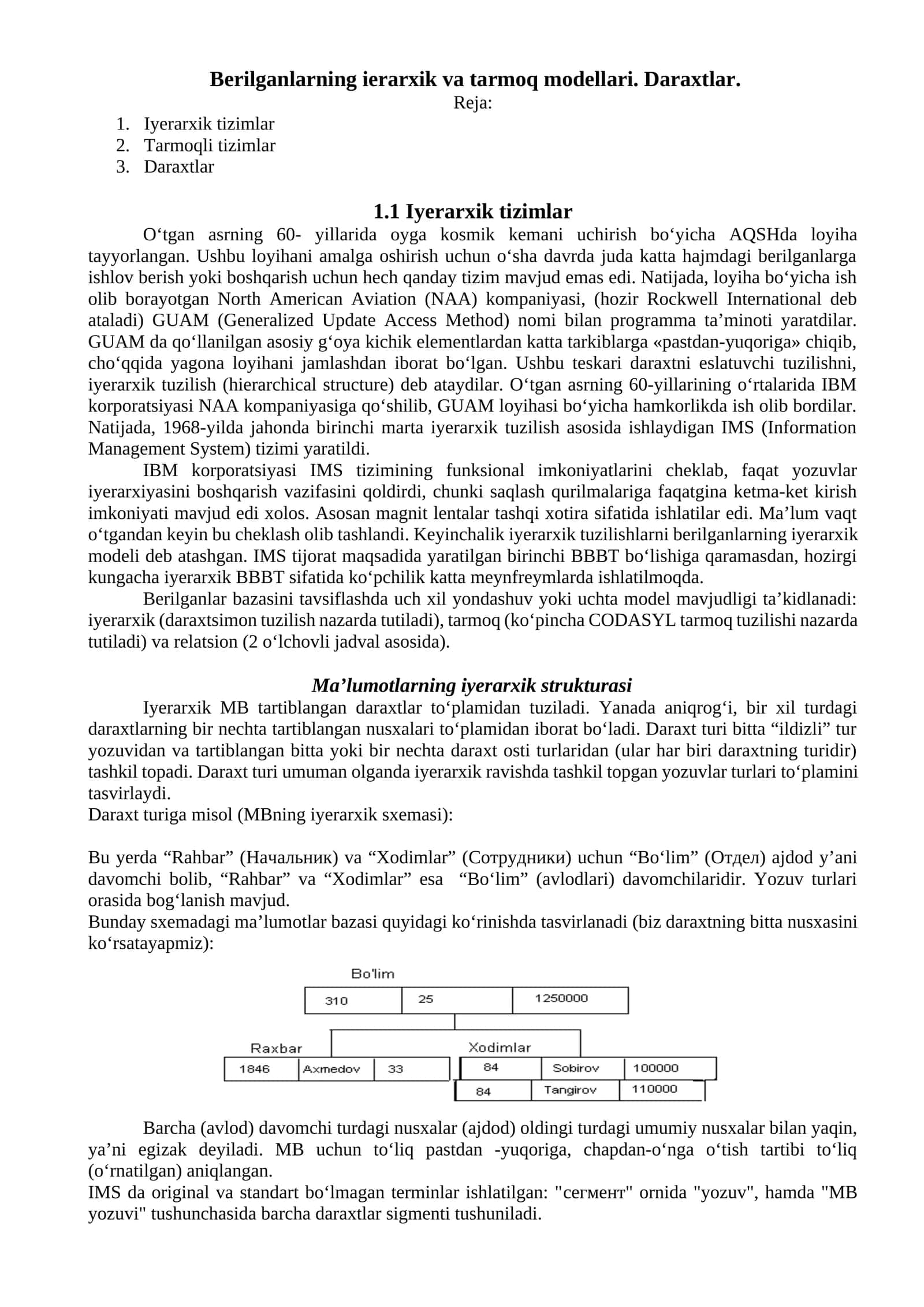 Daraxtlar 1