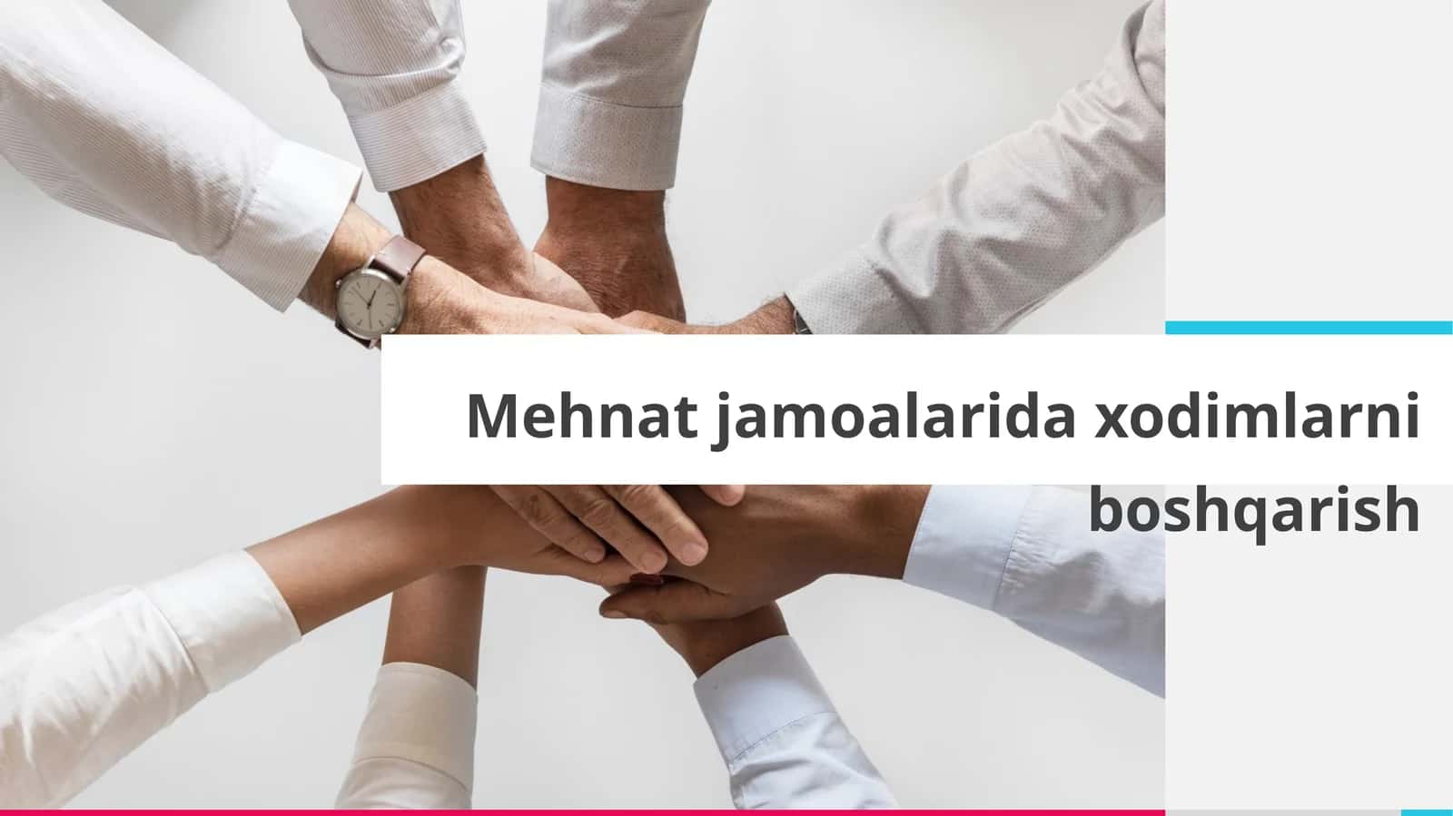 Mehnat jamoalarida xodimlarni boshqarish 1