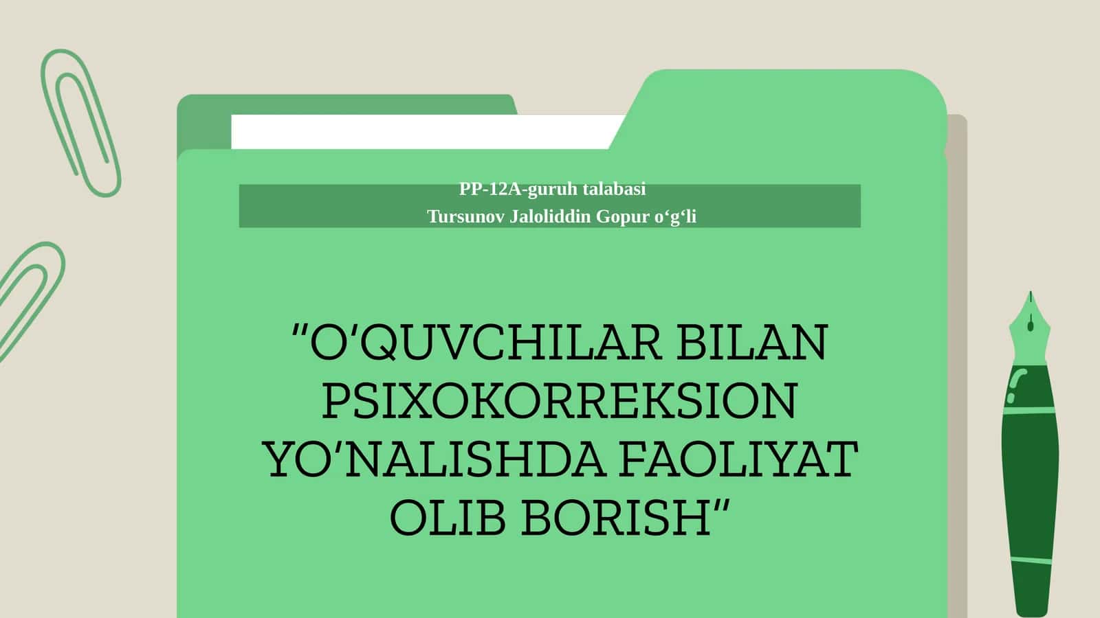 O‘QUVCHILAR BILAN PSIXOKORREKSION YO‘NALISHDA FAOLIYAT OLIB BORISH 1