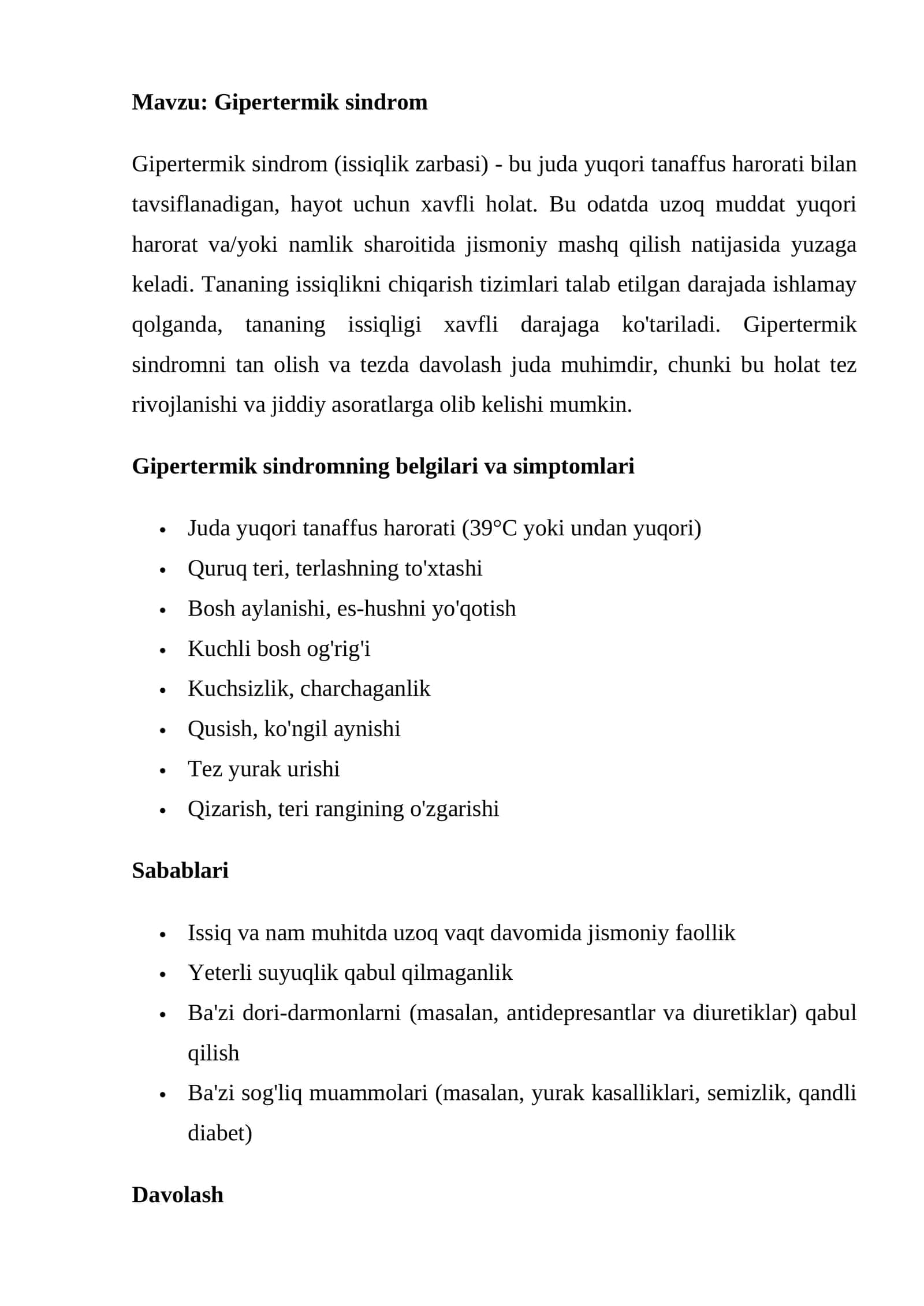 Gipertermik sindrom 1