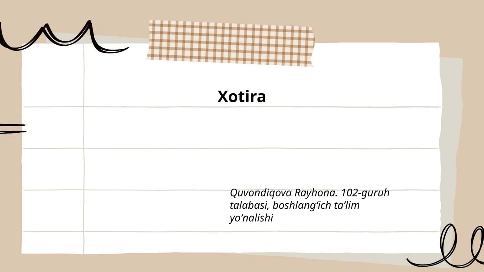 Xotira 1