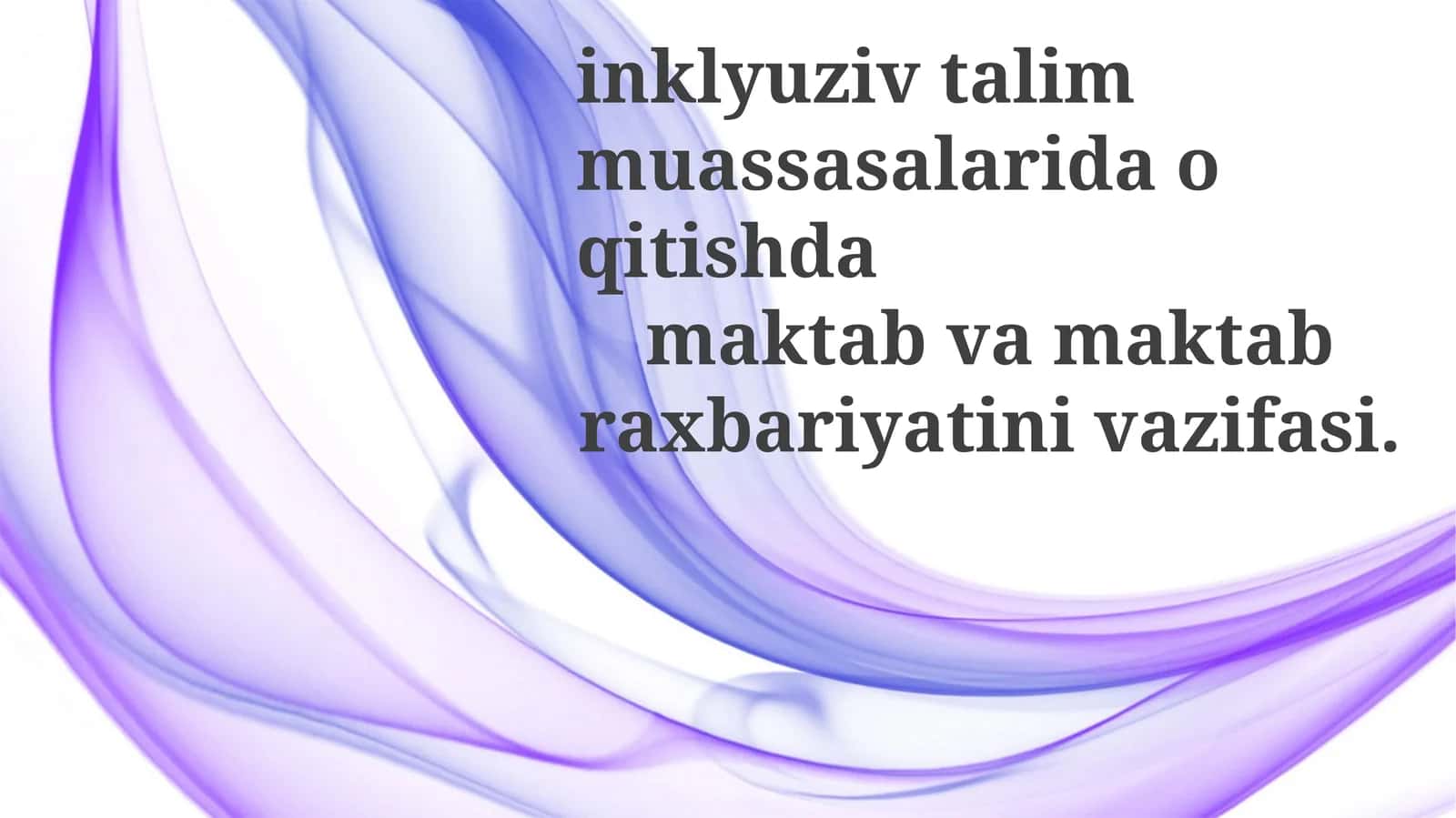 Inklyuziv Ta'lim 1