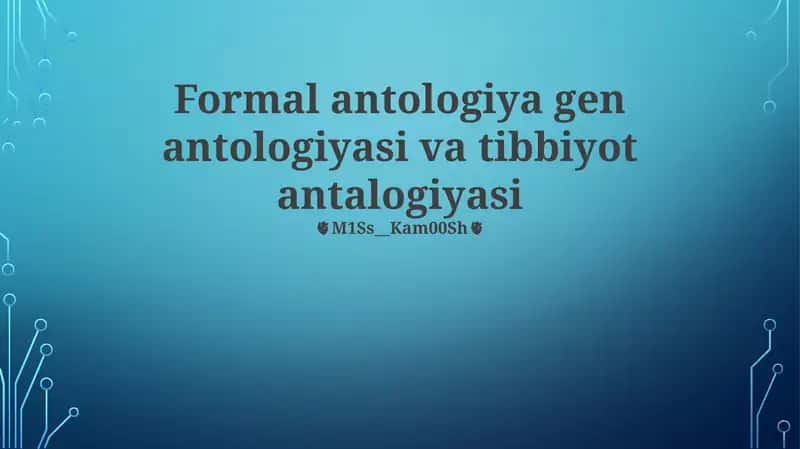 Tibbiy Antologiya: Kasallik Tarixlari va Etika 1