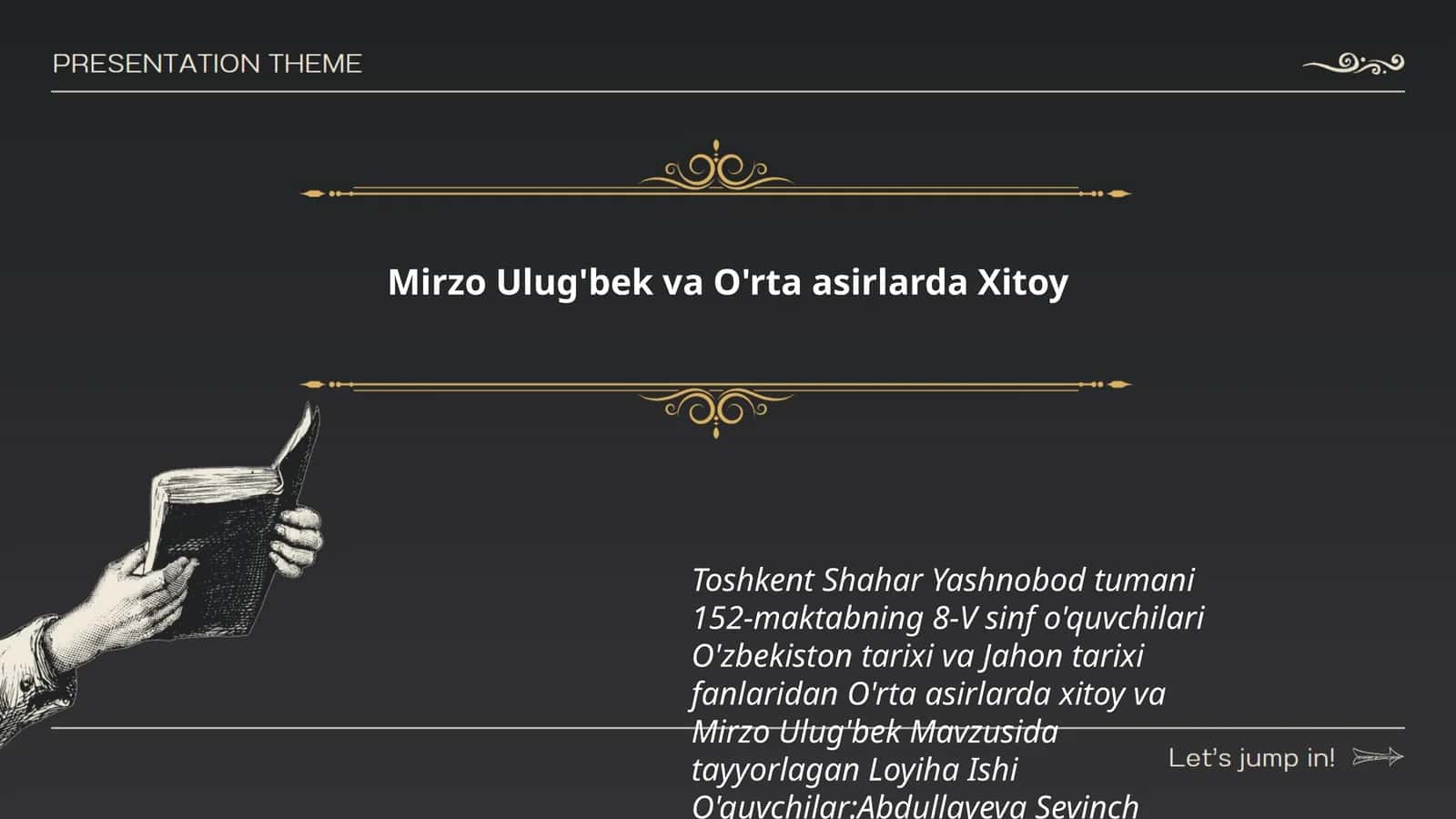 Mirzo Ulug'bek va O'rta asirlarda Xitoy 1