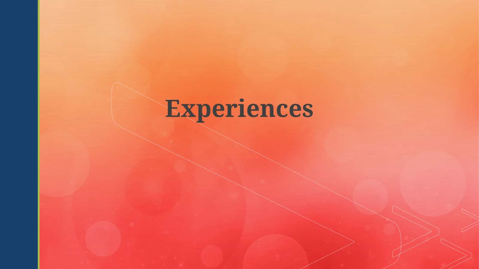 The Tapestry of Experience: A Personal Journey 1