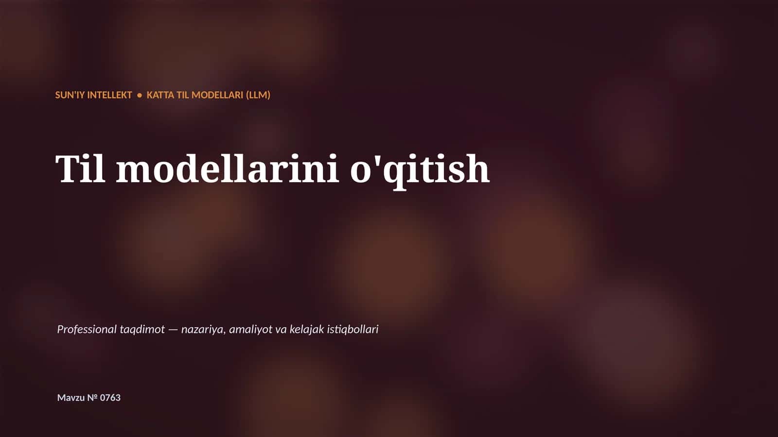 KATTA TIL MODELLARI (LLM) 1