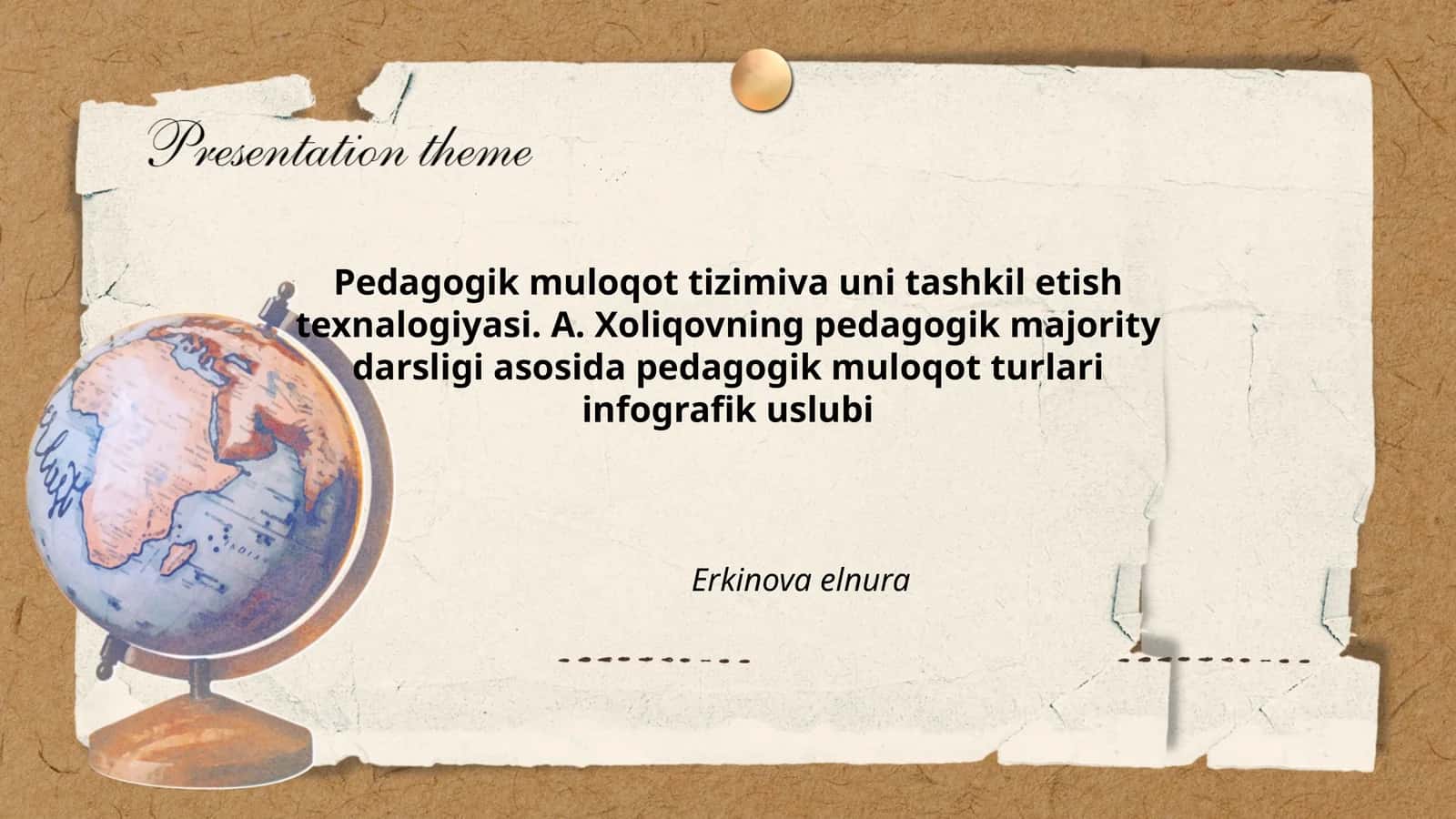 Pedagogik muloqot tizimiva uni tashkil etish texnalogiyasi 1