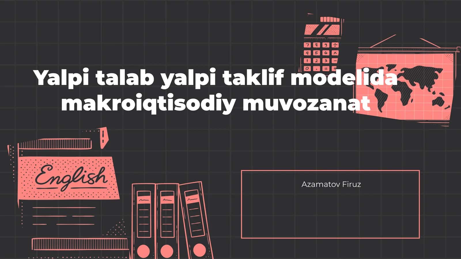 Makroiqtisodiy muvozanat 1