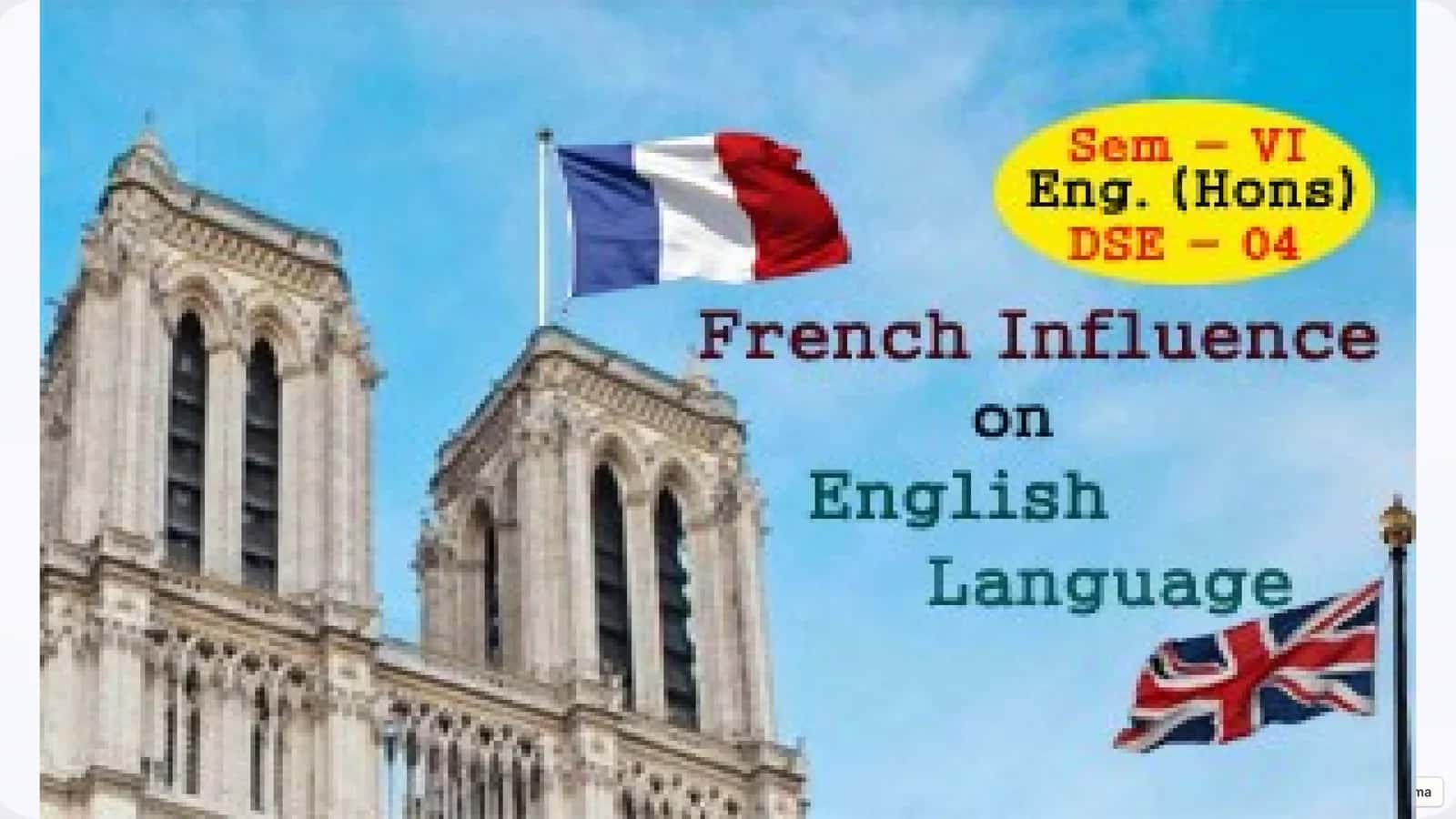 The Foreign French Influence on the Development of the English Language 1