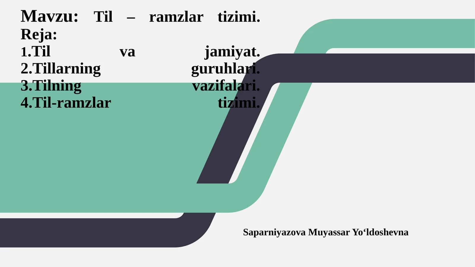 Til – ramzlar tizimi 1