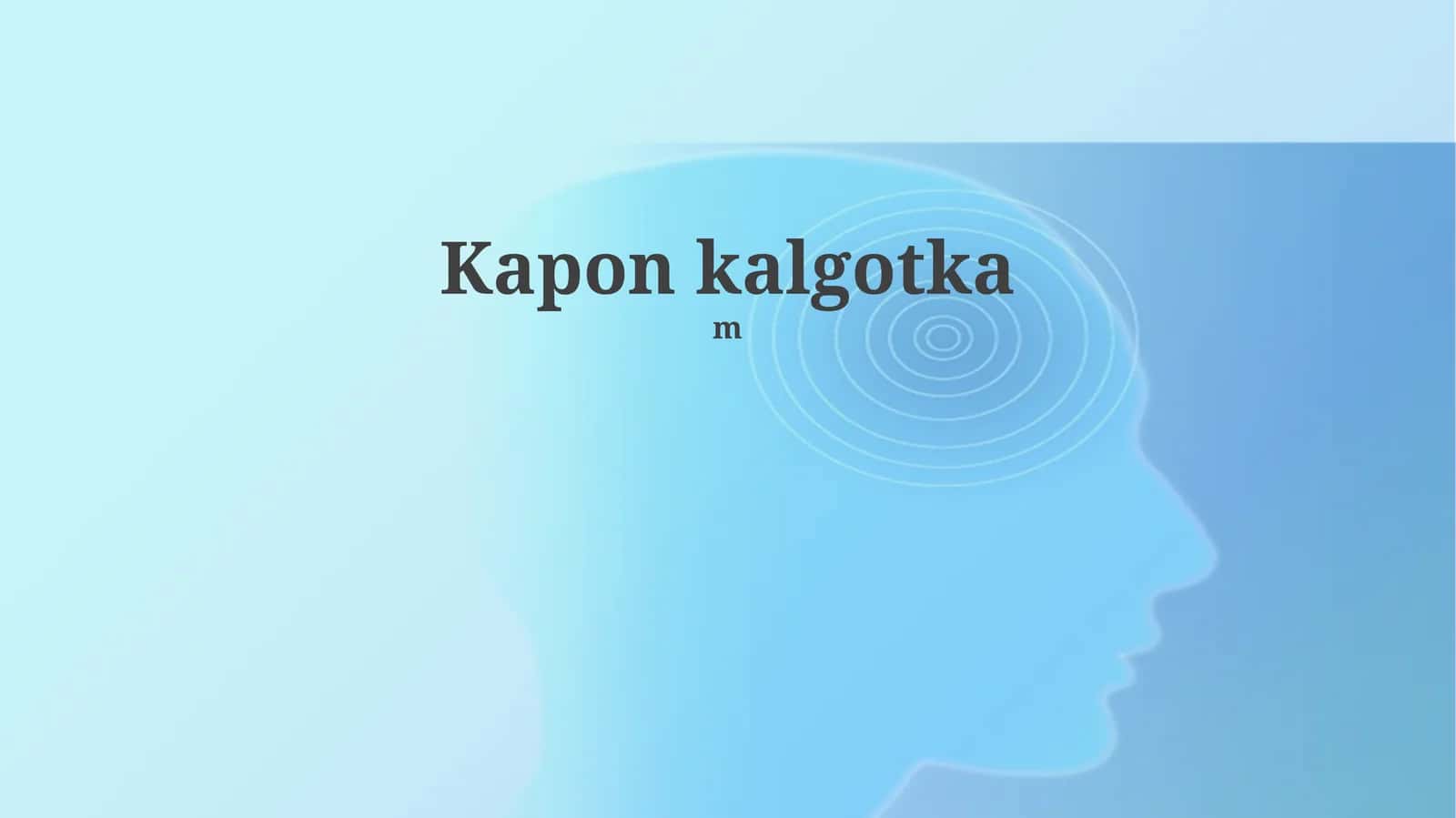 Kapon kalgotka 1