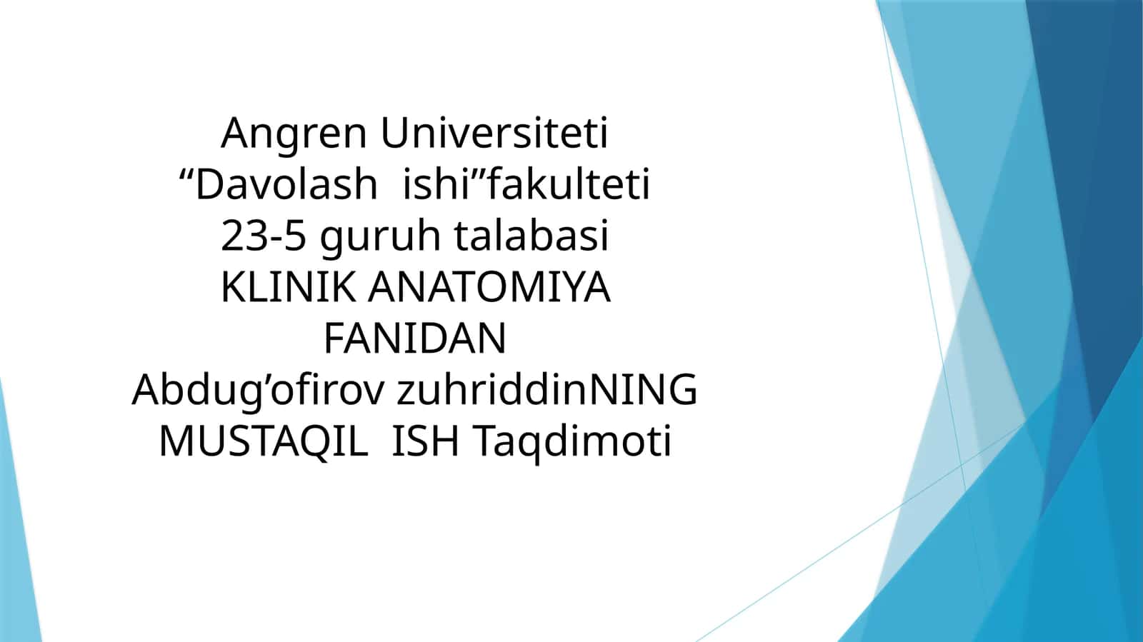 Zamonaviy og‘riqsizlantirish usullari va xirurgik texnologiyalar 1