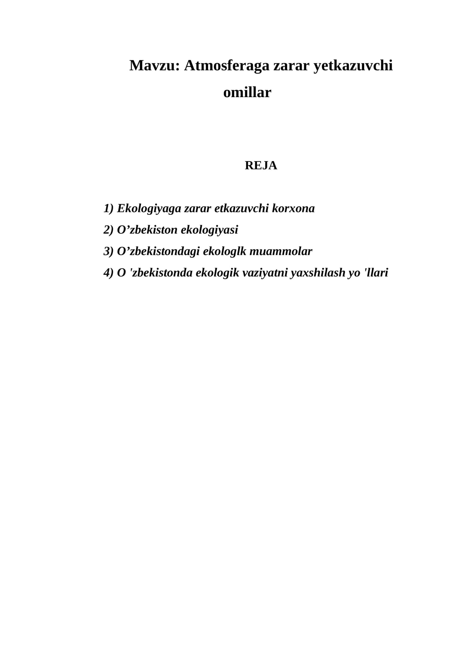 Ekologik muammolar Surxondaryo viloyatida 1