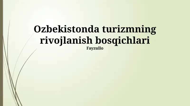 Sovet Davri Turizmi Ozbekistonda 1