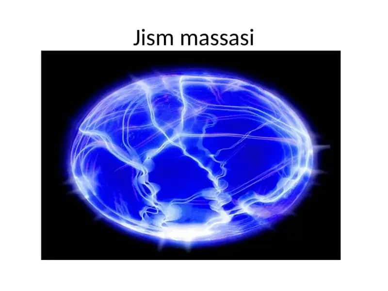 Jism massasi prezentatsiya 1