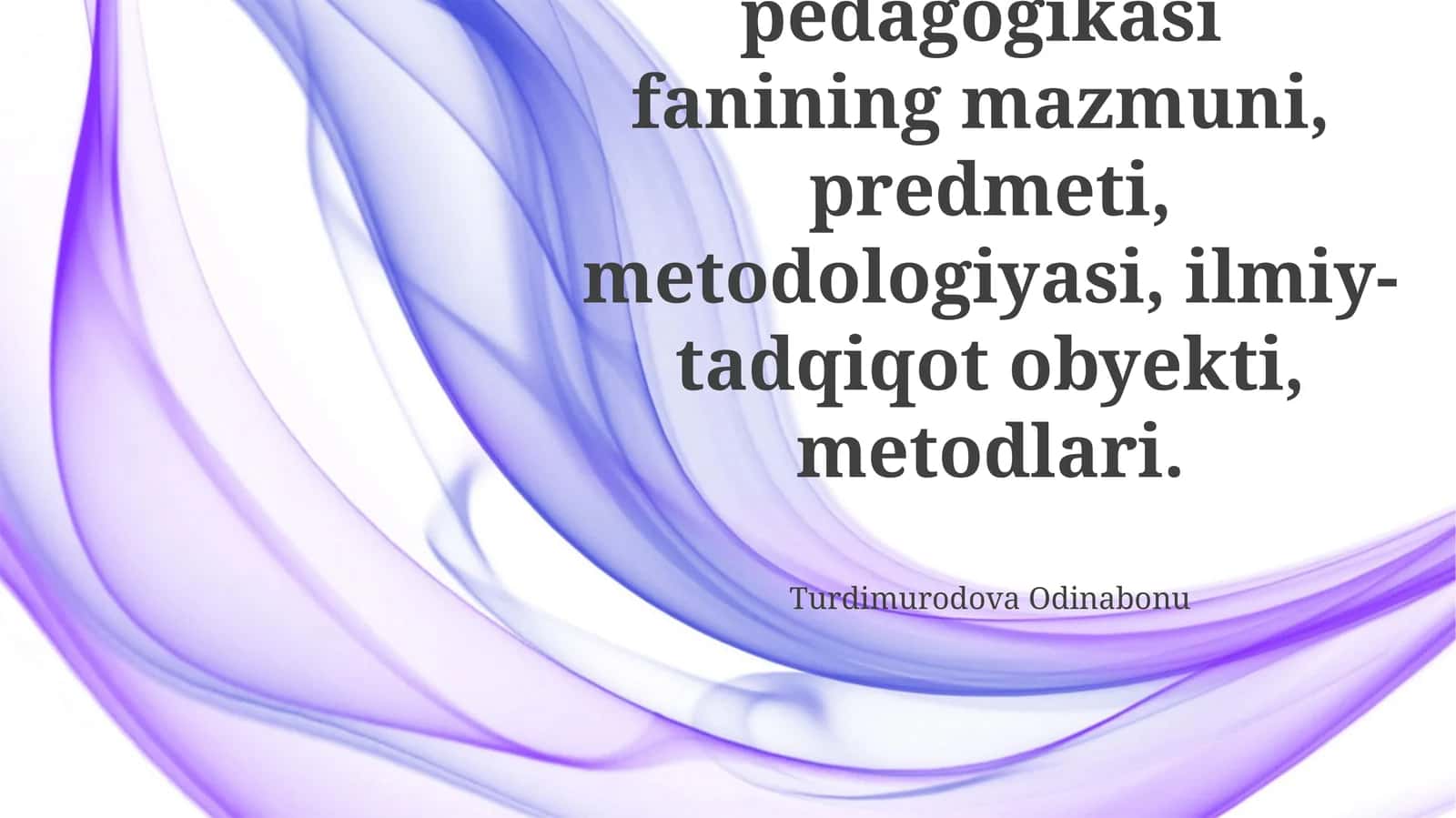 Boshlang‘ich ta’lim pedagogikasi 1