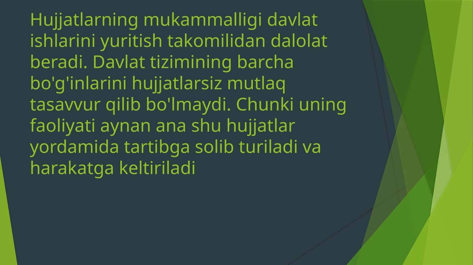 Hujjatlar bilan ishlash 1