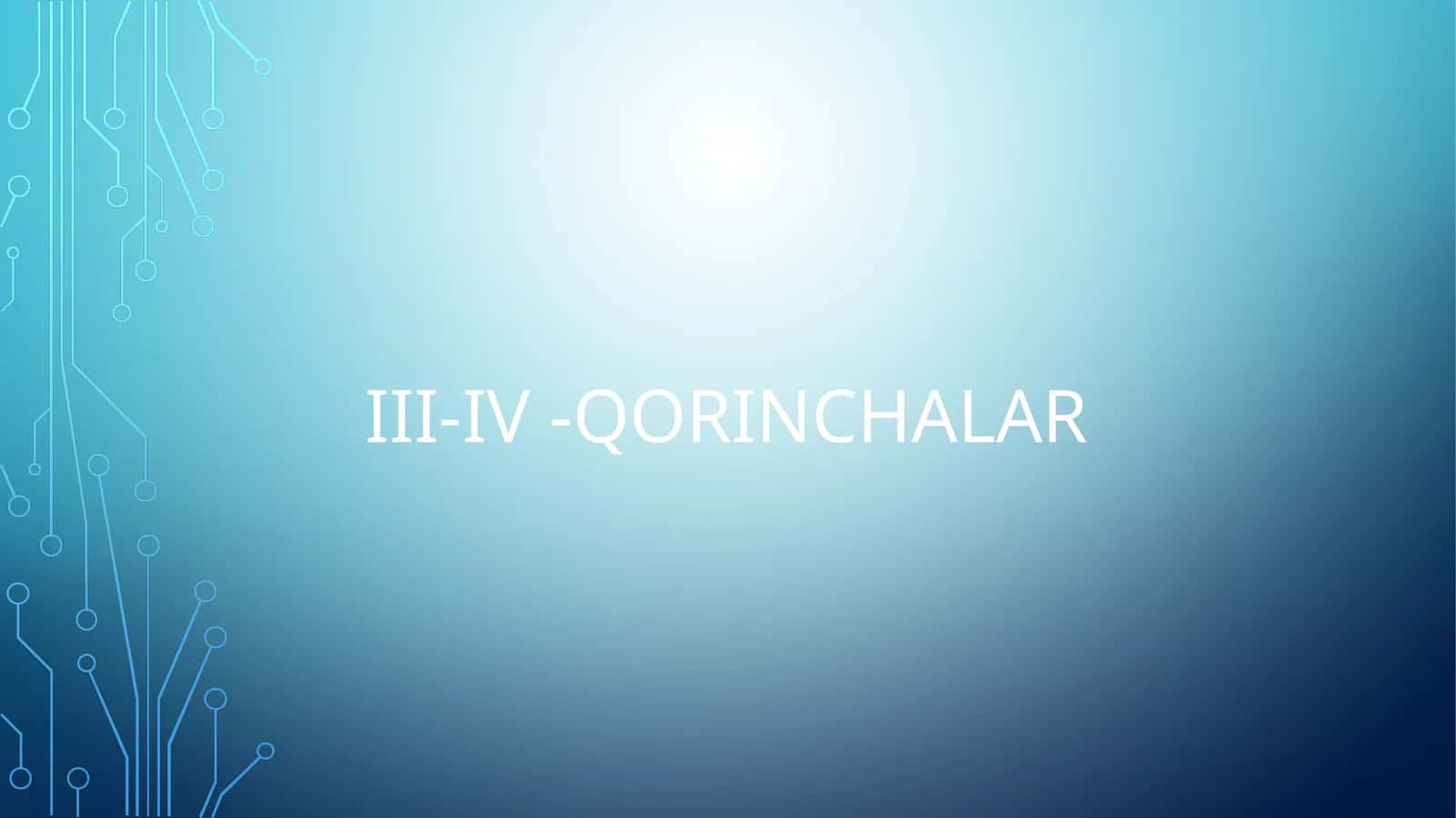 III-IV - QORINCHALAR 1