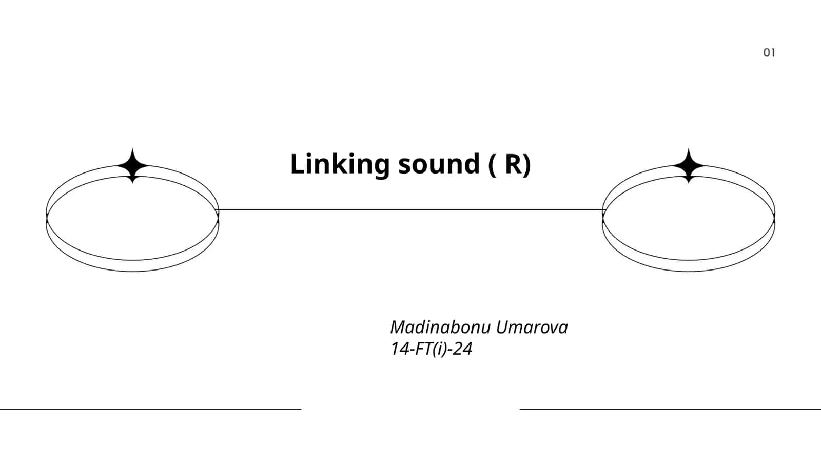 Linking sound ( R) 1