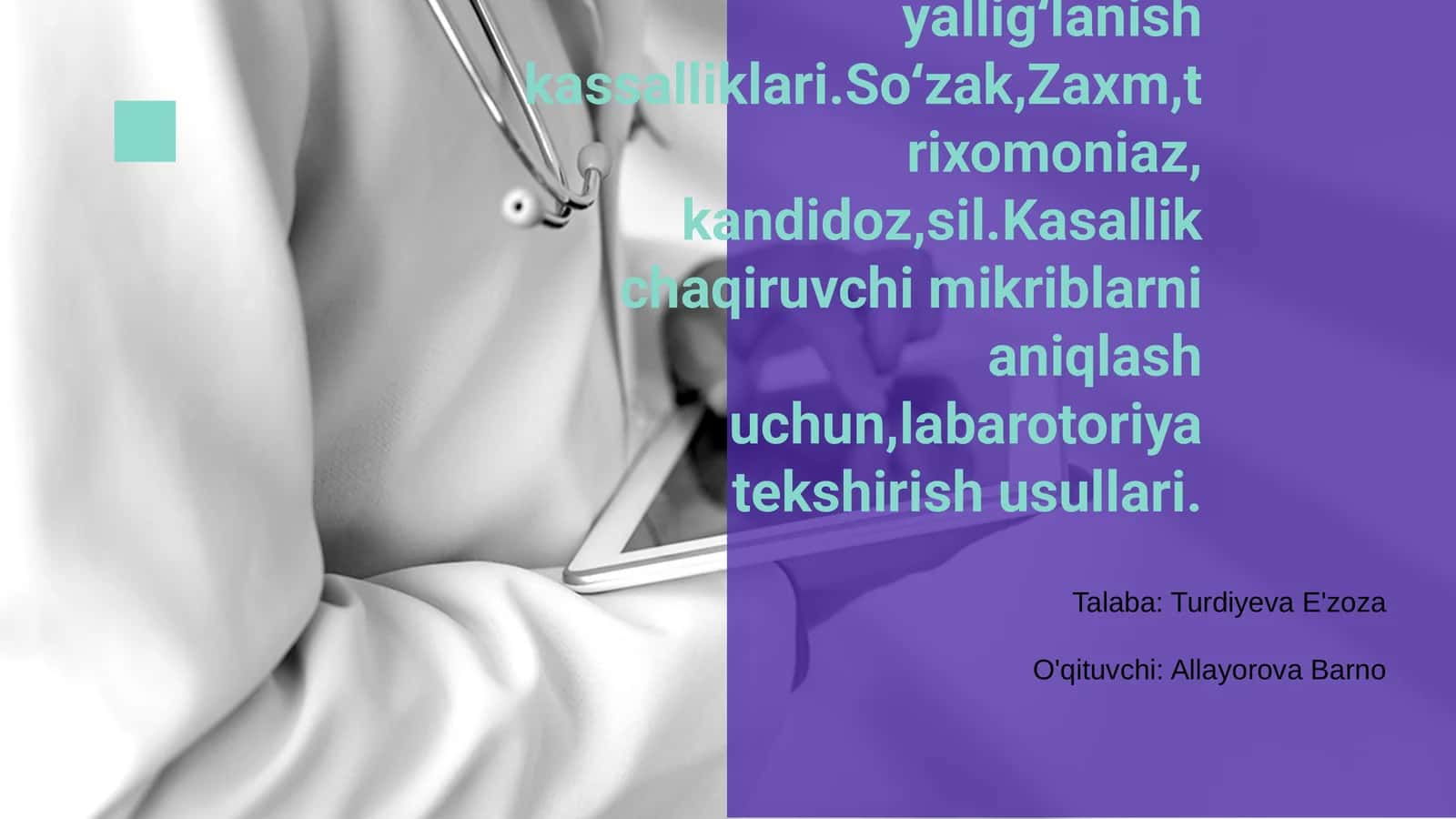 Ayollar jinsiy a'zolari yalligʻlanish kasalliklari 1