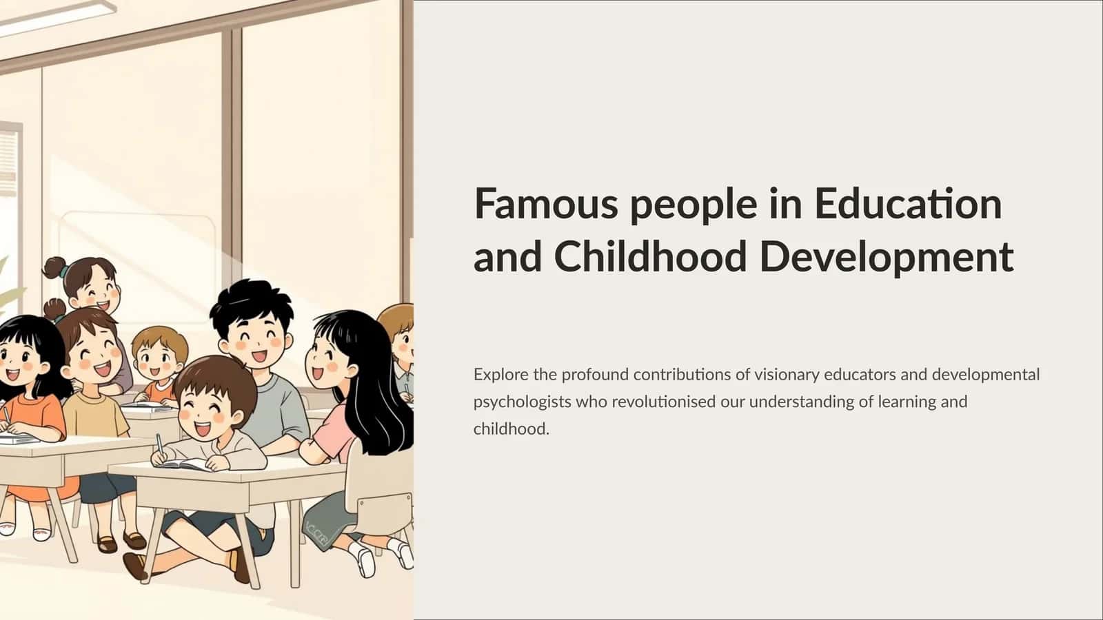 Famous people in education 1