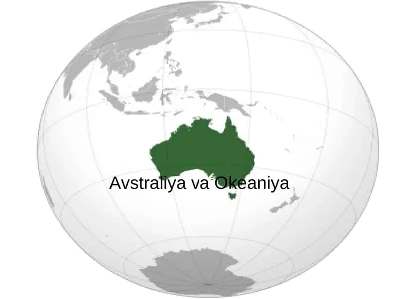 Avstraliya va Okeaniya 1