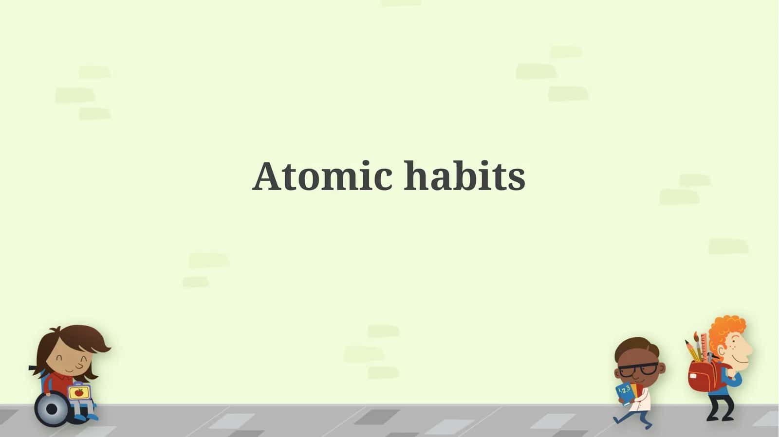 Atomic habits 1