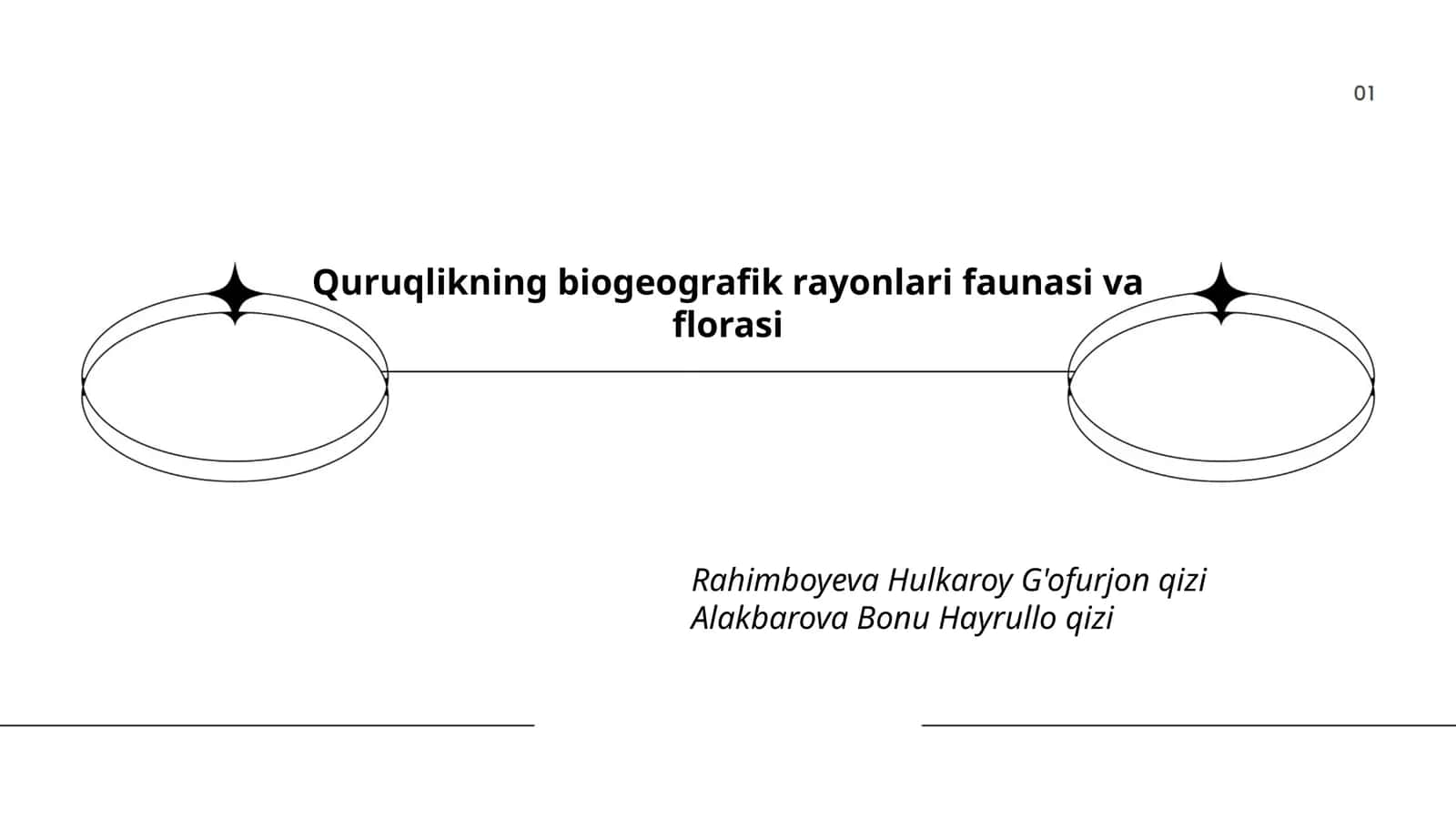 Quruqlikning biogeografik rayonlari faunasi va florasi 1