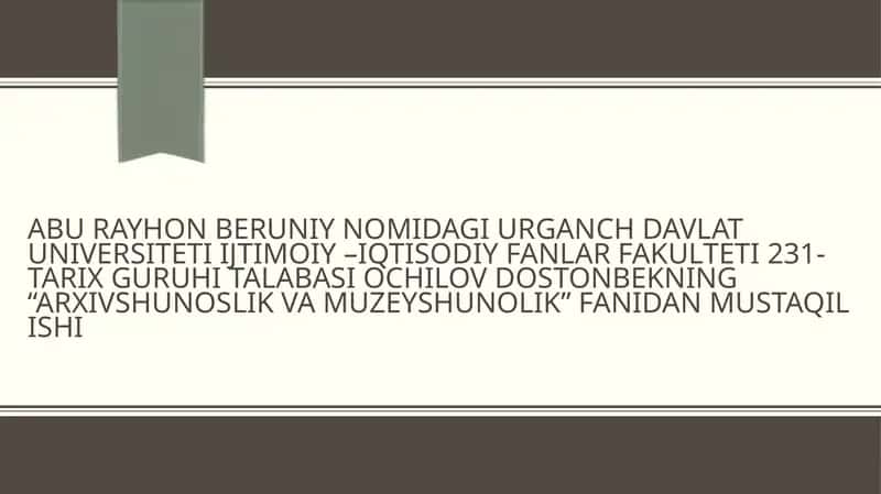 Mustaqillik yillarida Muzeylar 1