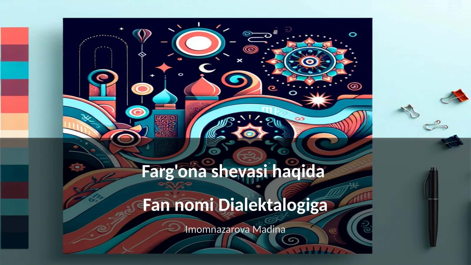 Farg'ona shevasi haqida 1