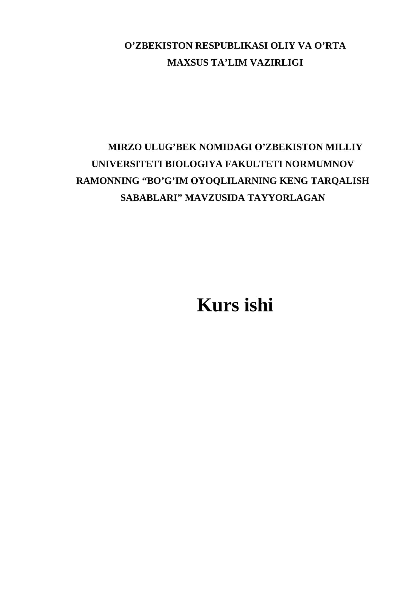 Bo'g'imoyoqlilarning Keng Tarqalish Sabablari 1