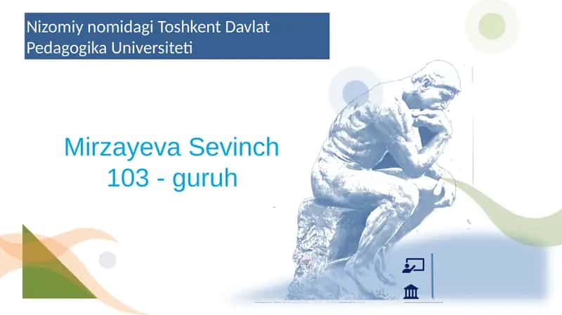 Falsafa jahon xalqlari madaniyatining tarkibiy qismi 1