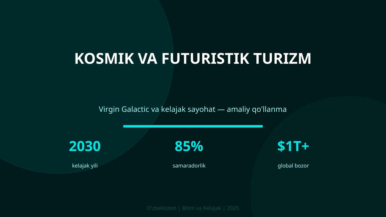 Virgin Galactic va kelajak sayohat — amaliy qo'llanma 1