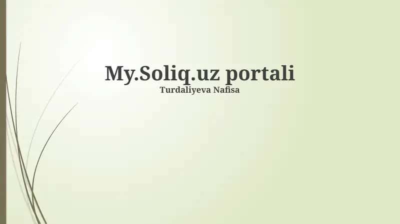 My.Soliq.uz portali 1